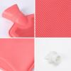 imageHomeTop Premium Classic Rubber Hot Water Bottle 1L Eggshell CreamLight Coral Pink