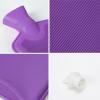 imageHomeTop Premium Classic Rubber Hot Water Bottle 1L Eggshell CreamPurple