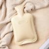 imageHomeTop Premium Classic Rubber Hot Water Bottle GreenCream White