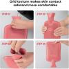 imageHomeTop Premium Classic Rubber Hot Water Bottle GreenRose Red