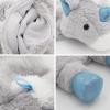 imageHomeTop Premium Classic Rubber Hot Water Bottle with Cute Unicorn Cover 2L MulticolorGray