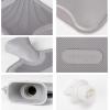 imageHomeTop Premium Classic Rubber Hot or Cold Water Bottle with Cute Stuffed Animal Cover 2 Liter GrayGray