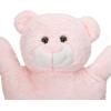 imageHomeTop Premium Classic Rubber Hot or Cold Water Bottle with Cute Stuffed Animal Cover 2 Liter GrayPink