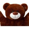 imageHomeTop Premium Classic Rubber Hot or Cold Water Bottle with Cute Stuffed Animal Cover 2 Liter GrayTan