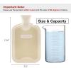 imageHomeTop Premium Classic Rubber Hot or Cold Water Bottle with Cute Stuffed Animal Cover 2 Liter GrayWhite