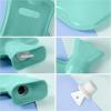 imageHomeTop Premium Classic Rubber Hot or Cold Water Bottle with Soft Fleece Cover 2 Liters Mint GreenMint Green