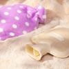 imageHomeTop Premium Classic Rubber Hot or Cold Water Bottle with Soft Fleece Cover 2 Liters Mint Greenlight Purple