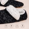 imageHomeTop Womens Chenille Slipper Socks Nonslip Comfy Soft Warm Fluffy Nonslip House Slipper Socks with Faux Sherpa Lining