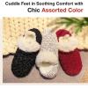 imageHomeTop Womens Chenille Slipper Socks Nonslip Comfy Soft Warm Fluffy Nonslip House Slipper Socks with Faux Sherpa Lining
