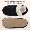 imageHomeTop Womens Chenille Slipper Socks Nonslip Comfy Soft Warm Fluffy Nonslip House Slipper Socks with Faux Sherpa Lining