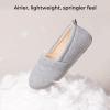 imageHomeTop Womens Comfy Loafer Slippers Lightweight Memory Foam Nonslip Indoor House ShoesLight Gray