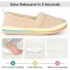 imageHomeTop Womens Comfy Loafer Slippers Lightweight Memory Foam Nonslip Indoor House ShoesOatmeal