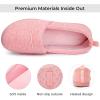 imageHomeTop Womens Comfy Loafer Slippers Lightweight Memory Foam Nonslip Indoor House ShoesPink