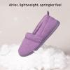 imageHomeTop Womens Comfy Loafer Slippers Lightweight Memory Foam Nonslip Indoor House ShoesPurple