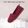 imageHomeTop Womens Comfy Loafer Slippers Lightweight Memory Foam Nonslip Indoor House ShoesWine