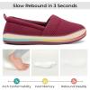 imageHomeTop Womens Comfy Loafer Slippers Lightweight Memory Foam Nonslip Indoor House ShoesWine