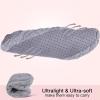 imageHomeTop Womens Mens Comfy Cable Knit Slipper Socks Unisex AntiSkid House Socks with Durable Silicone Gripper 78 Women 56 Men Gray