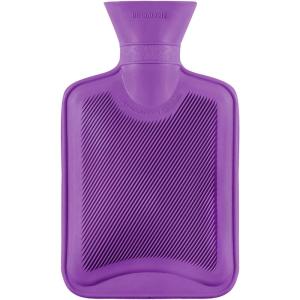 imageHomeTop Premium Classic Rubber Hot Water Bottle 1L Eggshell CreamPurple