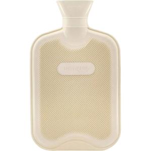 imageHomeTop Premium Classic Rubber Hot Water Bottle GreenCream White