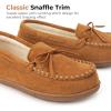 imageHomeTop Womens Moccasins House Slippers Indoor Outdoor Suede Faux Fur Rubber Sole Memory Foam House Shoes Sizes Breathable Microsuede Soft Home SlippersSugar Almond