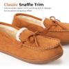 imageHomeTop Womens Moccasins House Slippers Memory Foam Indoor Outdoor Ladies ShoesCinnamon