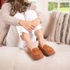 imageHomeTop Womens Moccasins House Slippers Memory Foam Indoor Outdoor Ladies ShoesCinnamon
