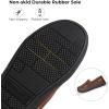 imageHomeTop Mens Classic Moccasin Slippers Comfy Memory Foam Indoor House ShoesCoffee