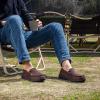 imageHomeTop Mens Classic Moccasin Slippers Comfy Memory Foam Indoor House ShoesCoffee