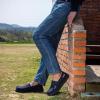 imageHomeTop Mens Classic Moccasin Slippers Comfy Memory Foam Indoor House ShoesNavy