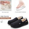 imageHomeTop Mens Classic Moccasin Slippers Comfy Memory Foam Indoor House ShoesSpace Black