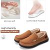 imageHomeTop Mens Classic Moccasin Slippers Comfy Memory Foam Indoor House ShoesTan