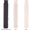imageHomeTop Premium 225 Liters Rubber Hot Water Bottle wSoft Gray Polka Dot Fleece Cover Light GrayDark Gray