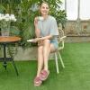 imageHomeTop Womens Cozy Fuzzy Cross Band Memory Foam House Slippers Soft Warm Fluffy Open Toe Slipper Breathable Indoor Outdoor Home ShoesPink