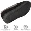 imageHomeTop Mens Comfort Memory Foam Moccasin Slippers Breathable Cotton Knit Terry Cloth House Shoes for Indoor OutdoorBlack