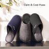 imageHomeTop Mens Comfy Knitted Memory Foam Slip On Scuff Slipper with AntiSkid Rubber Sole
