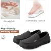 imageHomeTop Mens House Slippers Memory Foam Shoes Moccasins Style Indoor Outdoor Classic Breathable Premium Microsuede Washable SlippersGrey