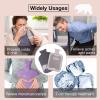 imageHomeTop Premium 2 Liter Classic Rubber Hot Water Bottle wElegant Polar Bear Knit Cover 2L GrayGray