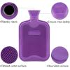 imageHomeTop Premium 2 Liter Classic Rubber Hot Water Bottle wElegant Polar Bear Knit Cover 2L GrayNavy BluePurple