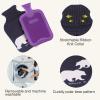 imageHomeTop Premium 2 Liter Classic Rubber Hot Water Bottle wElegant Polar Bear Knit Cover 2L GrayNavy BluePurple