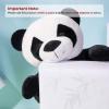 imageHomeTop Premium Adorable Rubber Hot or Cold Water Bottle with Cute Stuffed Panda Cover 2 Liters Cute PandaBluePanda