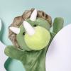 imageHomeTop Premium Adorable Rubber Hot or Cold Water Bottle with Cute Stuffed Panda Cover 2 Liters Cute PandaCream WhiteTriceratops