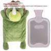 imageHomeTop Premium Adorable Rubber Hot or Cold Water Bottle with Cute Stuffed Panda Cover 2 Liters Cute PandaGrayTriceratops
