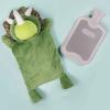 imageHomeTop Premium Adorable Rubber Hot or Cold Water Bottle with Cute Stuffed Panda Cover 2 Liters Cute PandaGrayTriceratops
