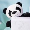 imageHomeTop Premium Adorable Rubber Hot or Cold Water Bottle with Cute Stuffed Panda Cover 2 Liters Cute PandaNavy BluePanda