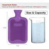 imageHomeTop Premium Adorable Rubber Hot or Cold Water Bottle with Cute Stuffed Panda Cover 2 Liters Cute PandaPurplePanda