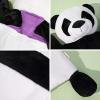 imageHomeTop Premium Adorable Rubber Hot or Cold Water Bottle with Cute Stuffed Panda Cover 2 Liters Cute PandaPurplePanda