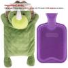 imageHomeTop Premium Adorable Rubber Hot or Cold Water Bottle with Cute Stuffed Panda Cover 2 Liters Cute PandaPurpleTriceratops