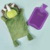 imageHomeTop Premium Adorable Rubber Hot or Cold Water Bottle with Cute Stuffed Panda Cover 2 Liters Cute PandaPurpleTriceratops
