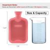 imageHomeTop Premium Adorable Rubber Hot or Cold Water Bottle with Cute Stuffed Panda Cover 2 Liters Cute PandaRedMonkey