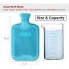 imageHomeTop Premium Classic Rubber Hot Water Bottle with Cute Unicorn Cover 2L PinkGray